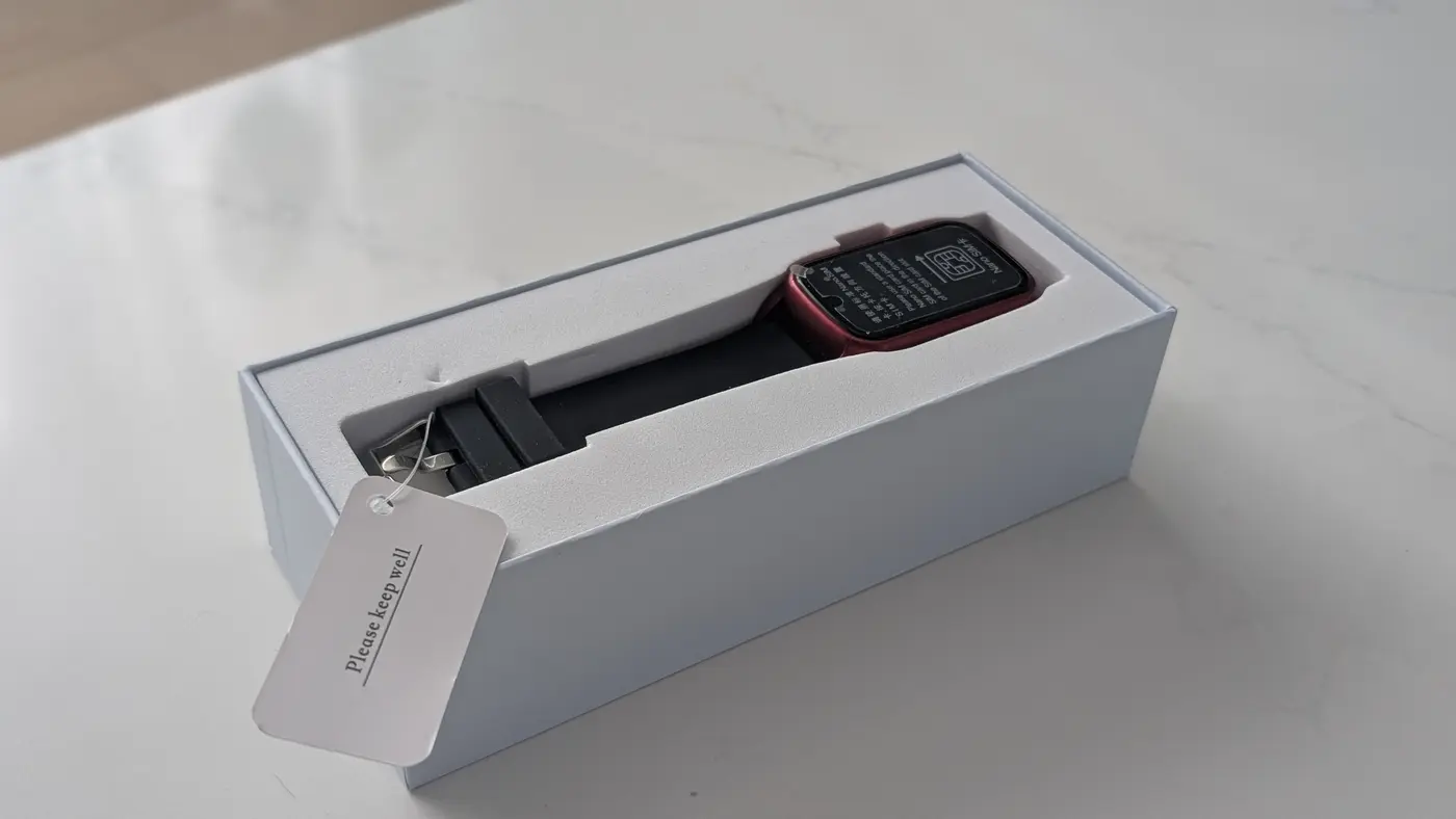 Galaxy medical alert watch being unboxed