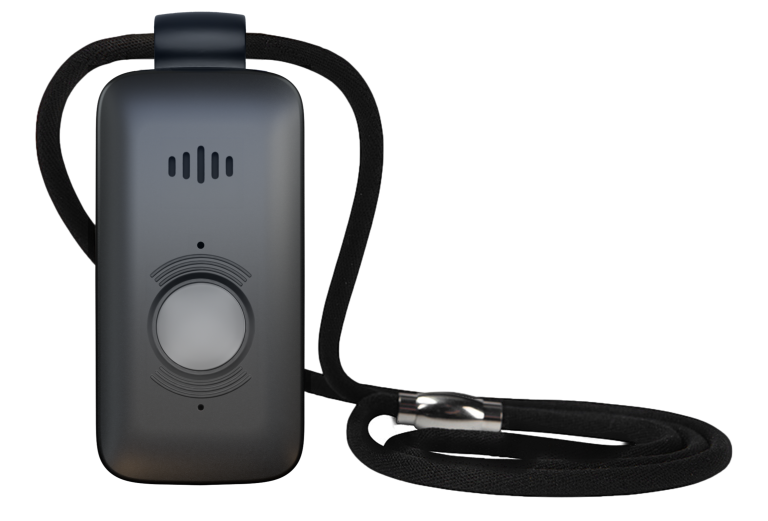 TELUS Health mobile medical alert pendant with lanyard